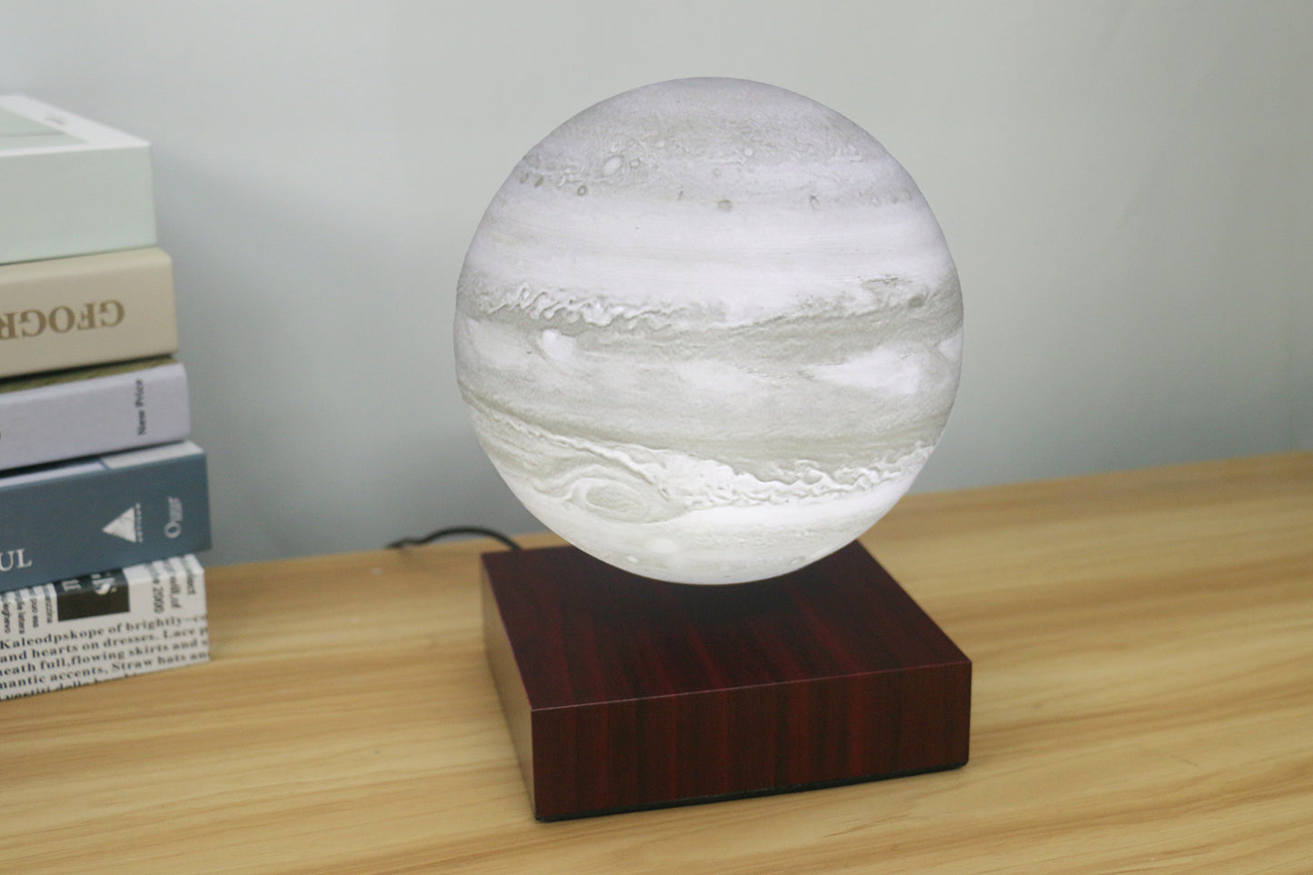 Levitating Earth Jupiter Lamp Magnetic Floating LED Night Light