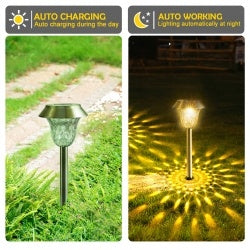 Plastic Garden Courtyard Festive Landscape Decorative Lights