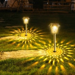 Plastic Garden Courtyard Festive Landscape Decorative Lights