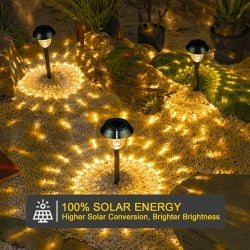 Plastic Garden Courtyard Festive Landscape Decorative Lights